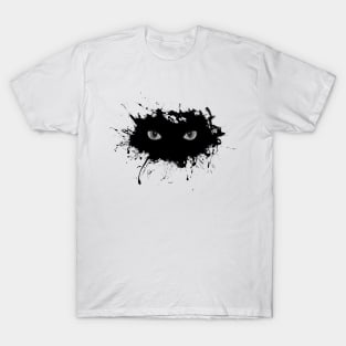 Halloween black cat eyes T-Shirt